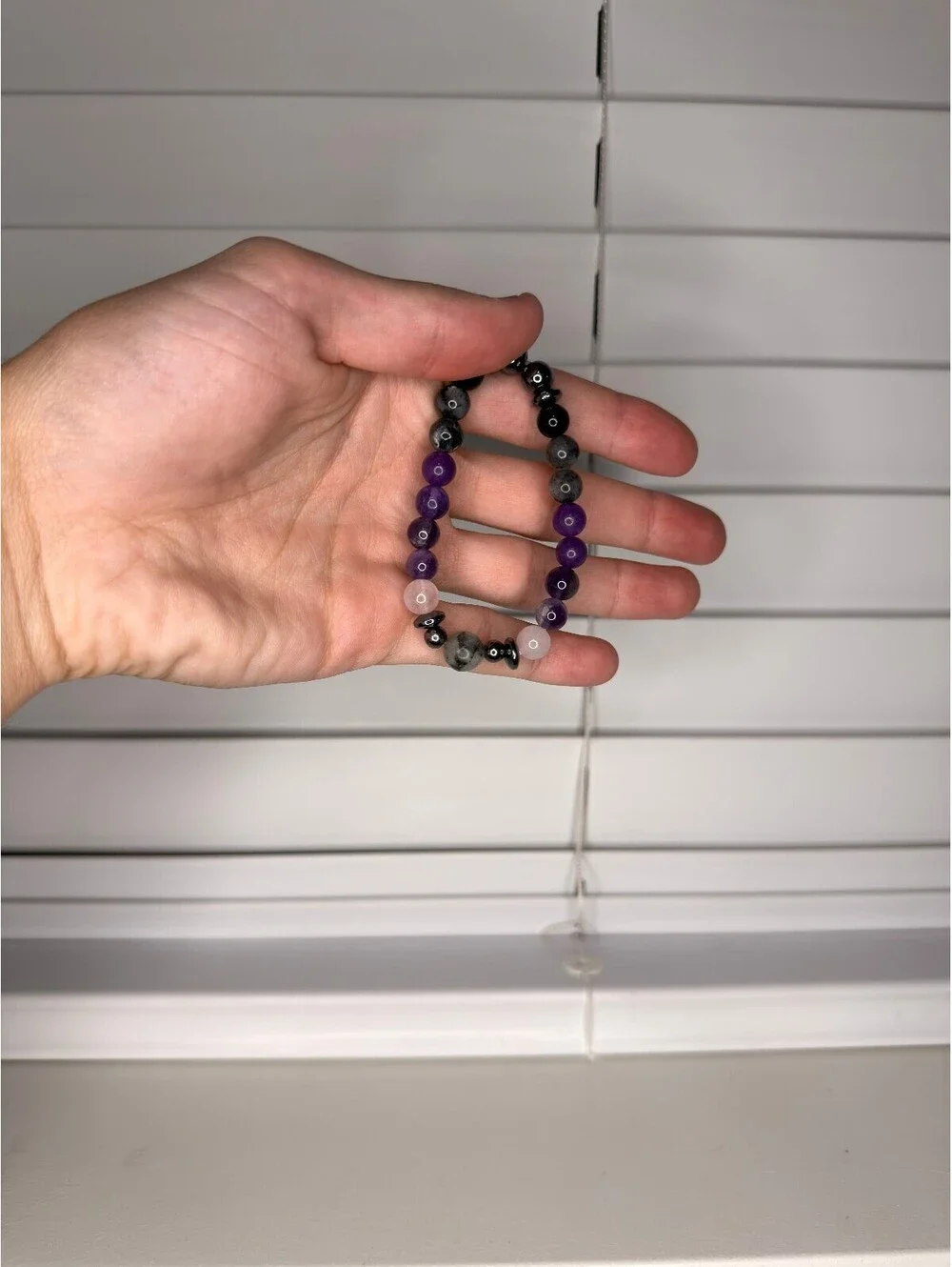 Purple Amethyst Bracelet A-34